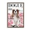 Stupell Industries Funny Floral Dog Magazine Floating Frame, design by Sasha